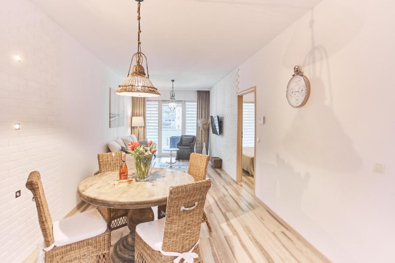 Apartament Riviera Z Tarasem - Playa Baltis ミエンジズドロイェ エクステリア 写真